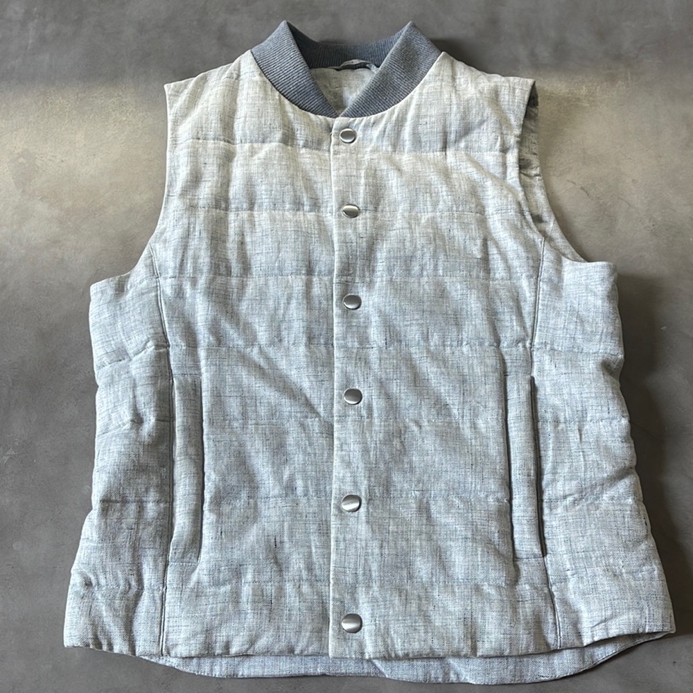 Suit Supply Quilted Vest Size Medium